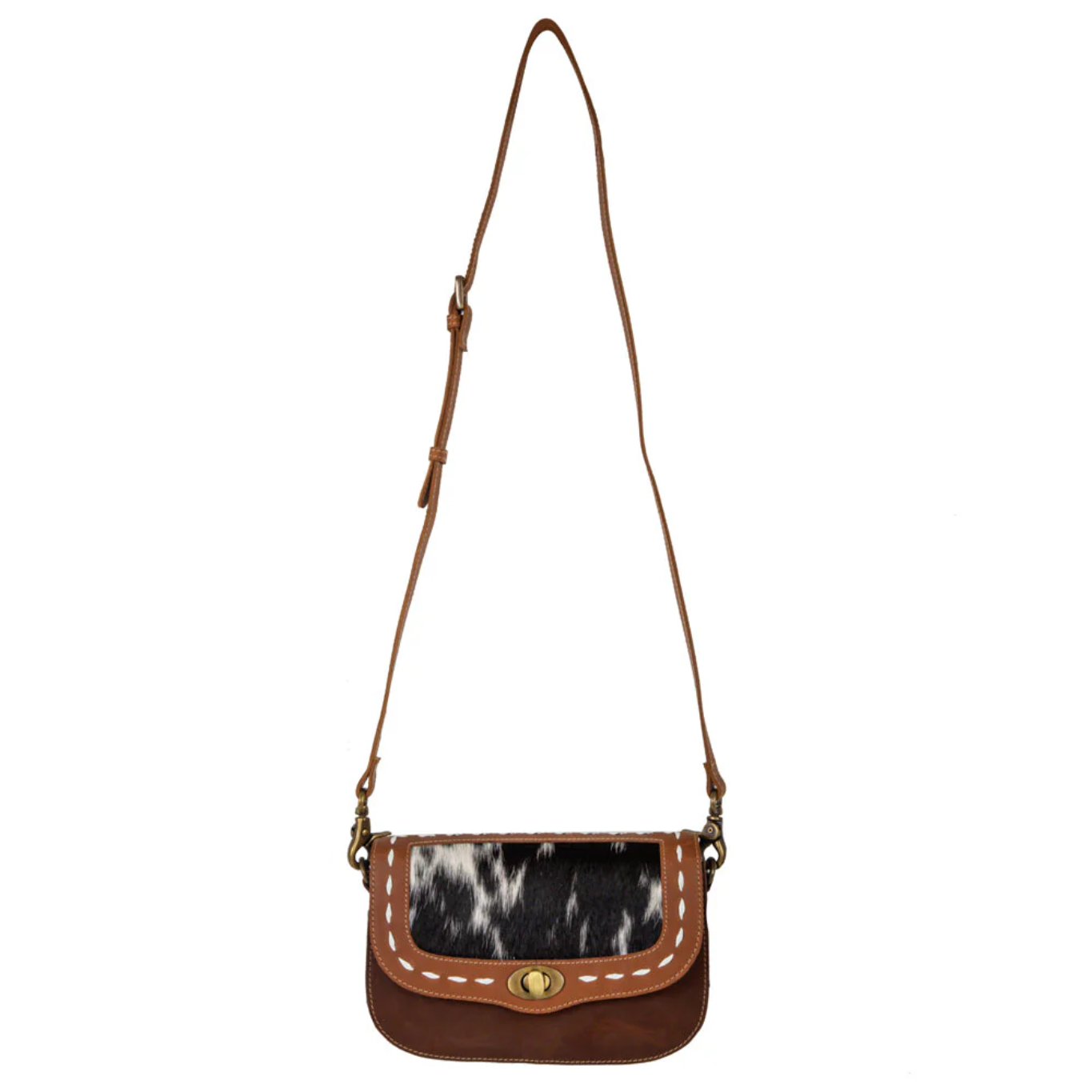 Myra Oxbow Falls Leather Hairon Bag S-8108