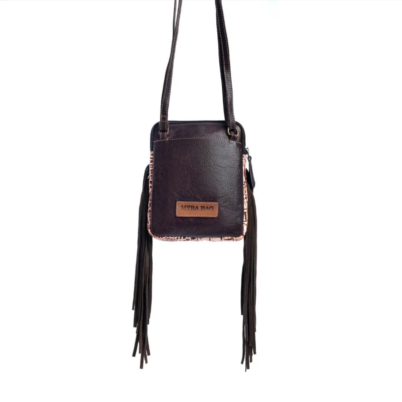 Myra Zephyr Canyon Leather & Hairon Bag S-10727