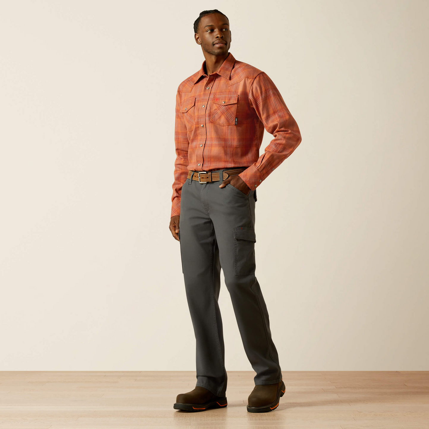 Ariat Long Sleeve FR Snap Work Shirt 10062745