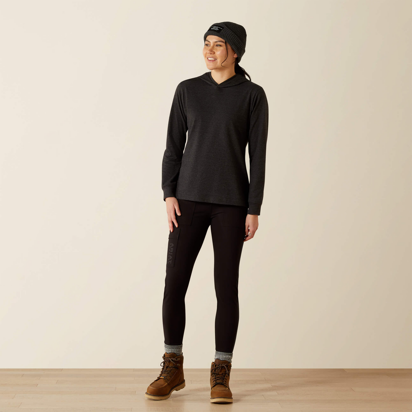Ariat Cotton Strong Hooded Ladies T-Shirt 10062698