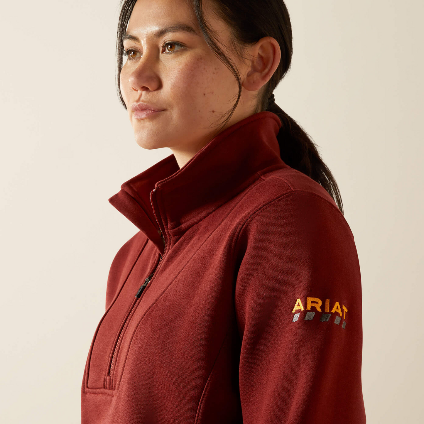 Ariat Ladies Rebar Funnel Neck Sweat Shirt 10062331