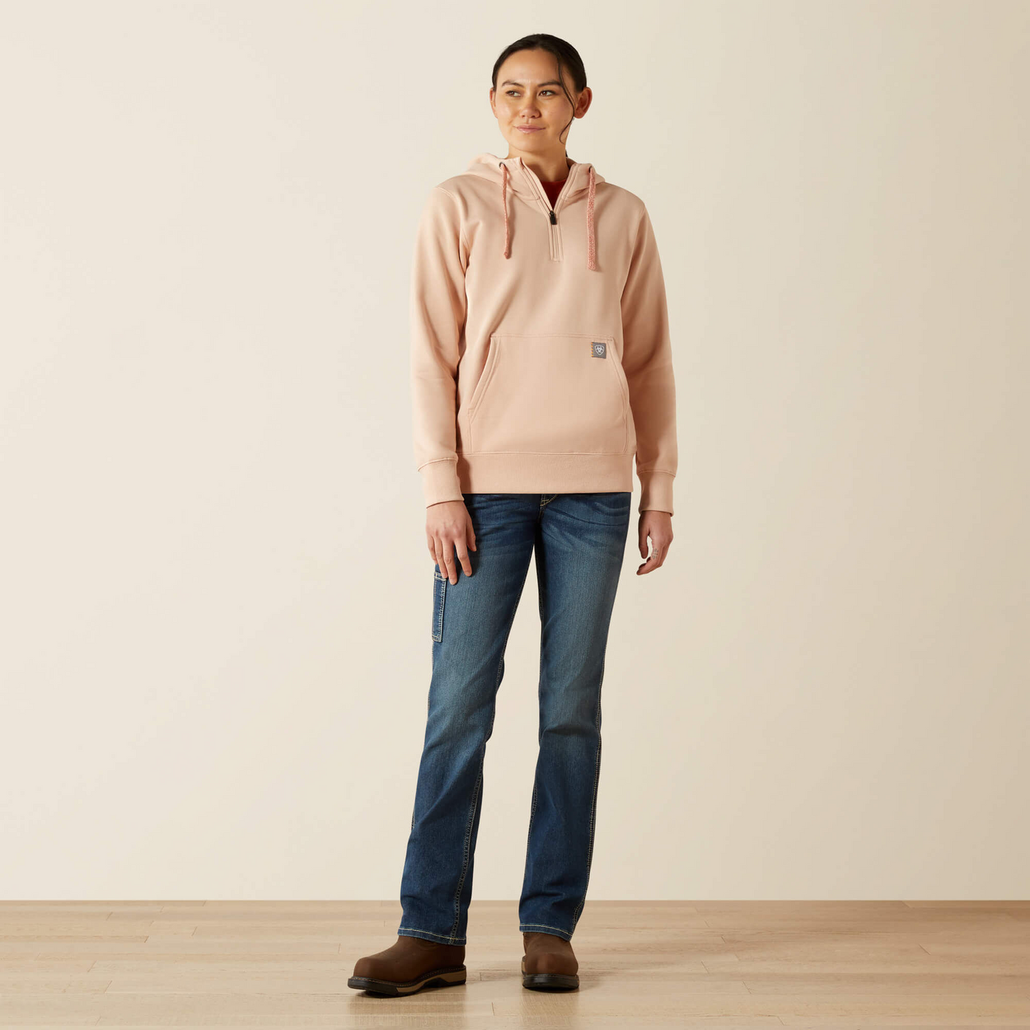Ariat Ladies Rebar 1/2 Zip Hoodie 10062652