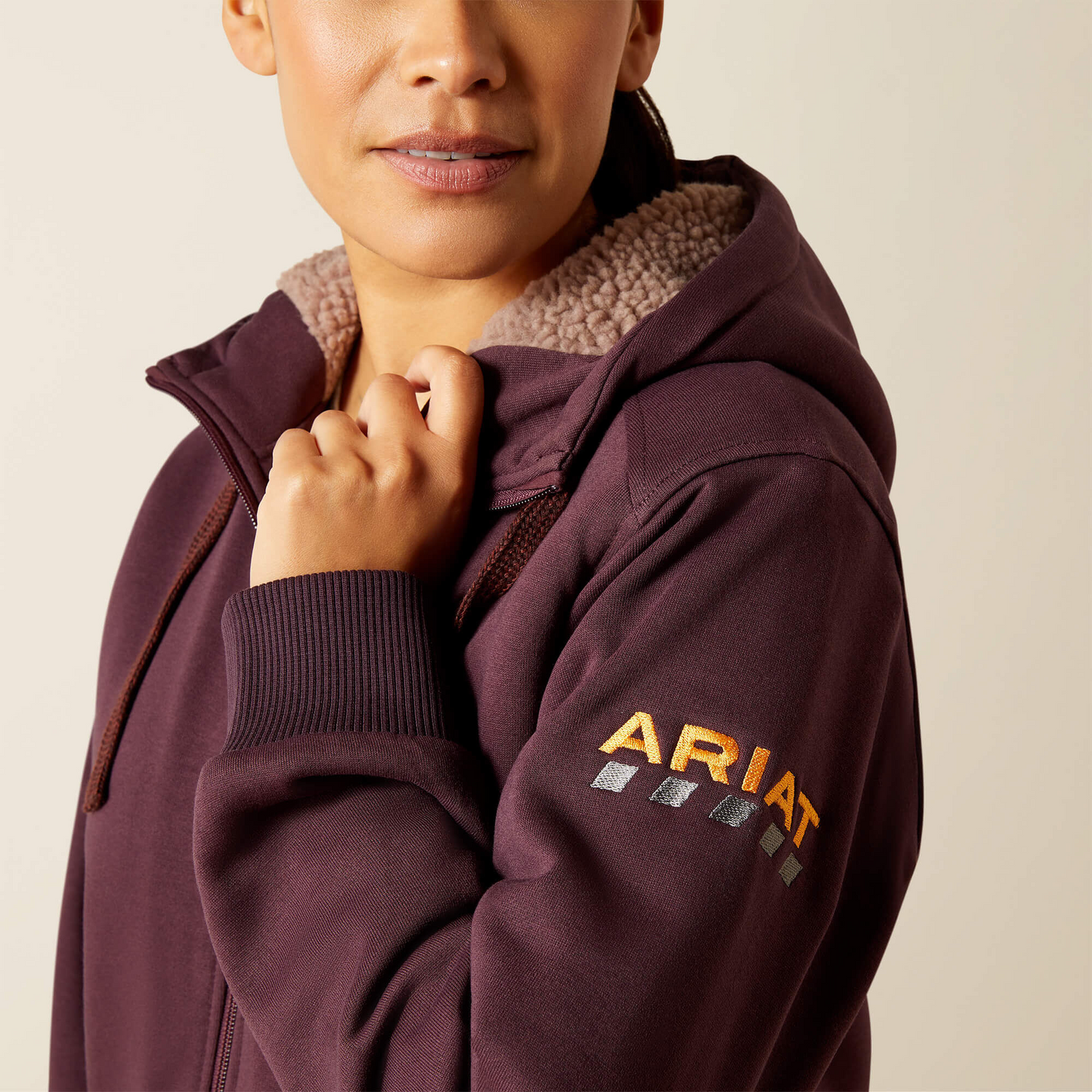 Ariat Ladies Rebar Sherpa Hood Jacket 10062329