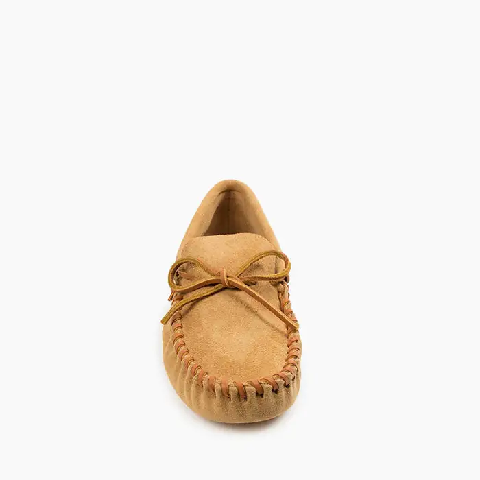 Minnetonka Leather Lace Soft Sole 701
