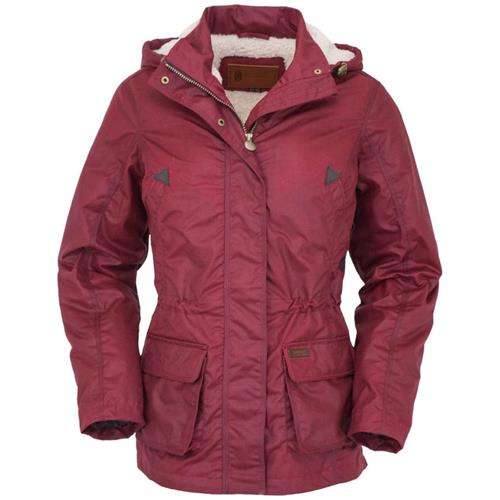 Outback Women’s Oilskin Adelaide Jacket 2185 Berry