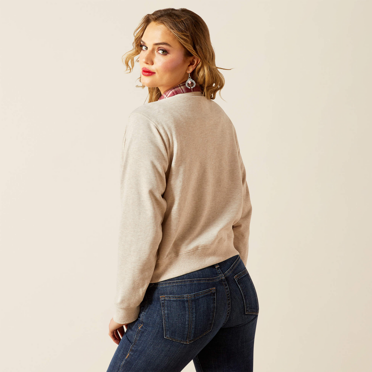 Ariat Ladies Logo Crew Neck Sweater 10062736