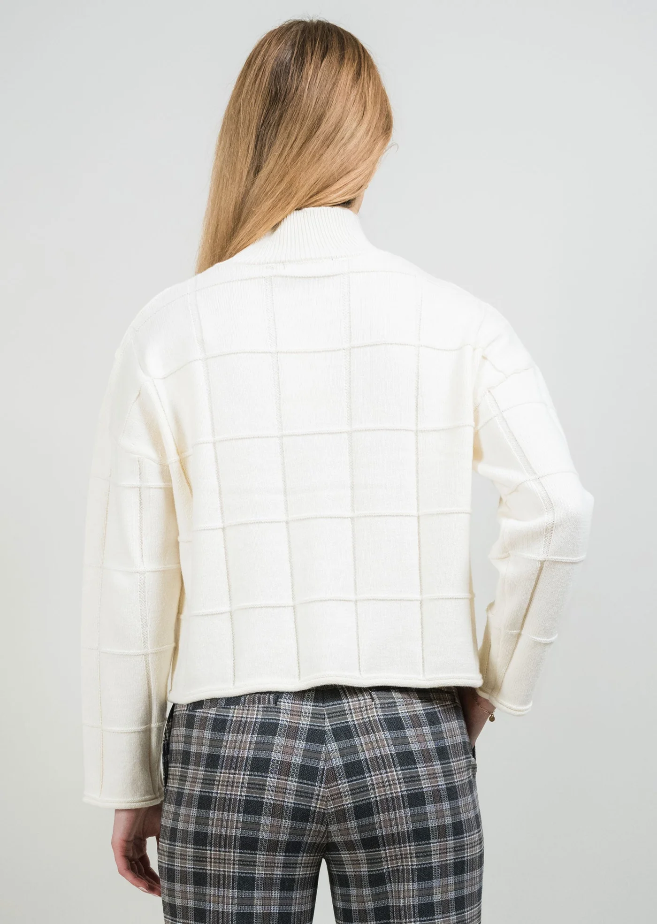 Cassidy Windowpane Sweater 1403-1368