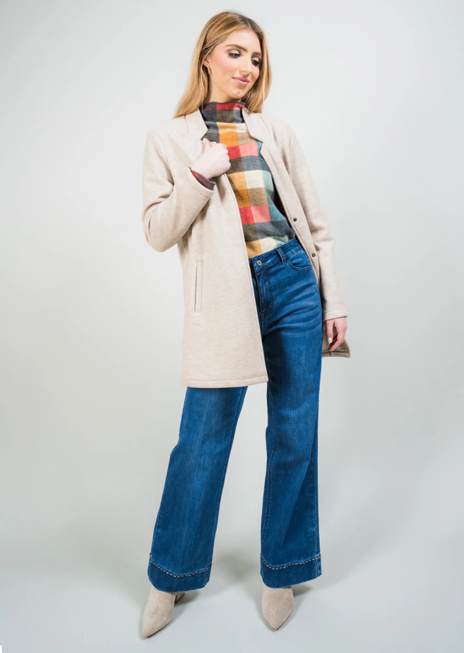 Margaret Notch Lapel Overcoat 1410-1375