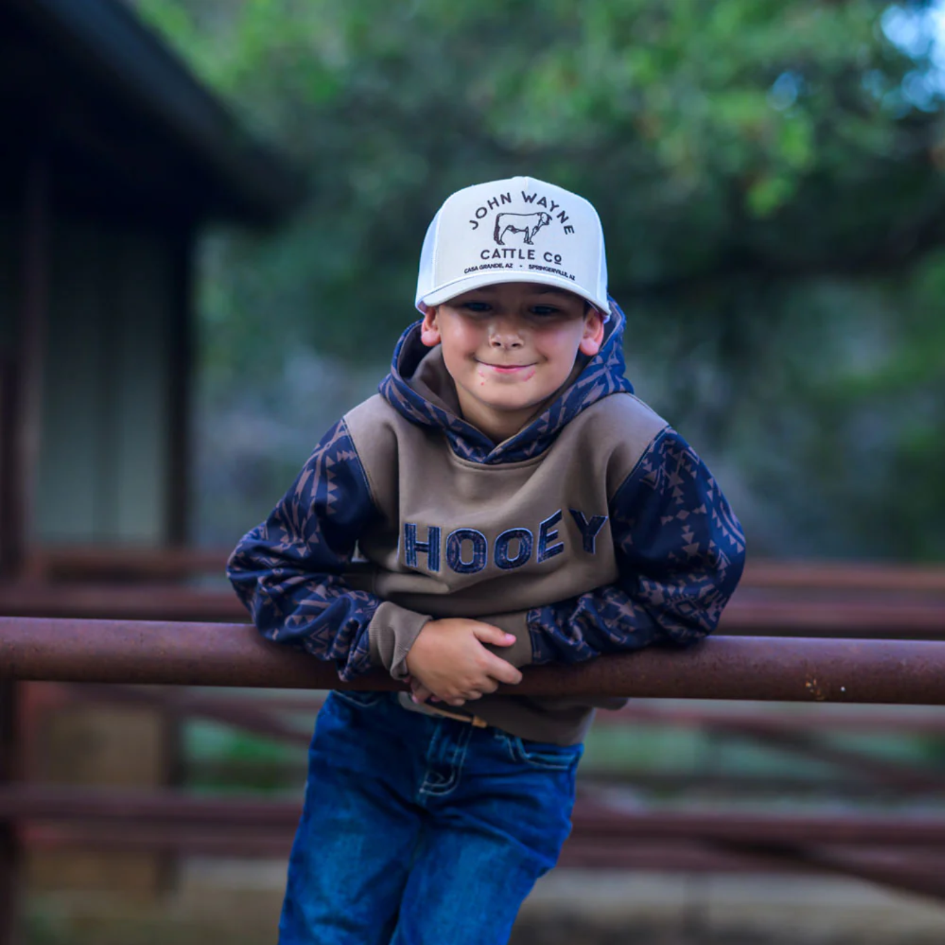 Hooey Youth Legendary Hoodie HH1333BRAZ