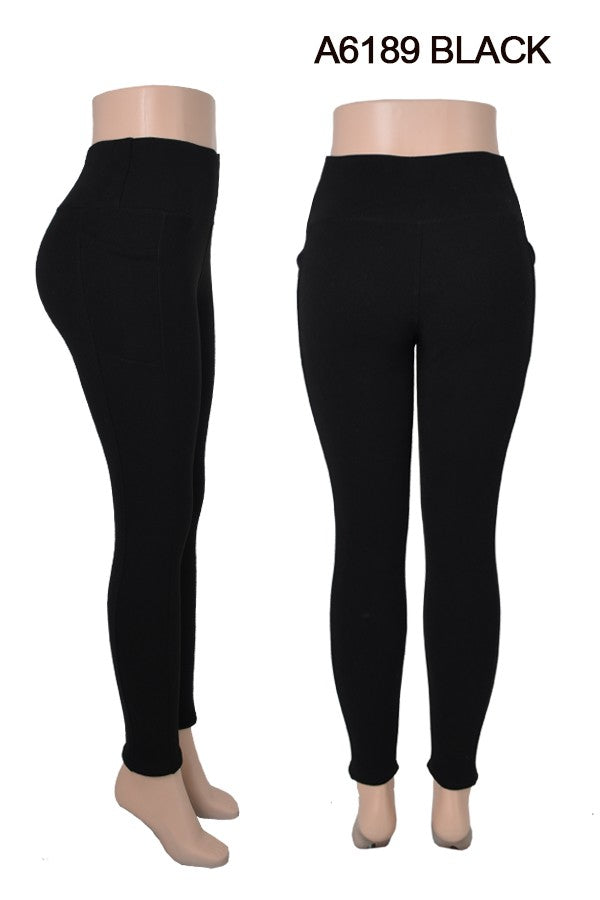 Fur Lined Legging A6189