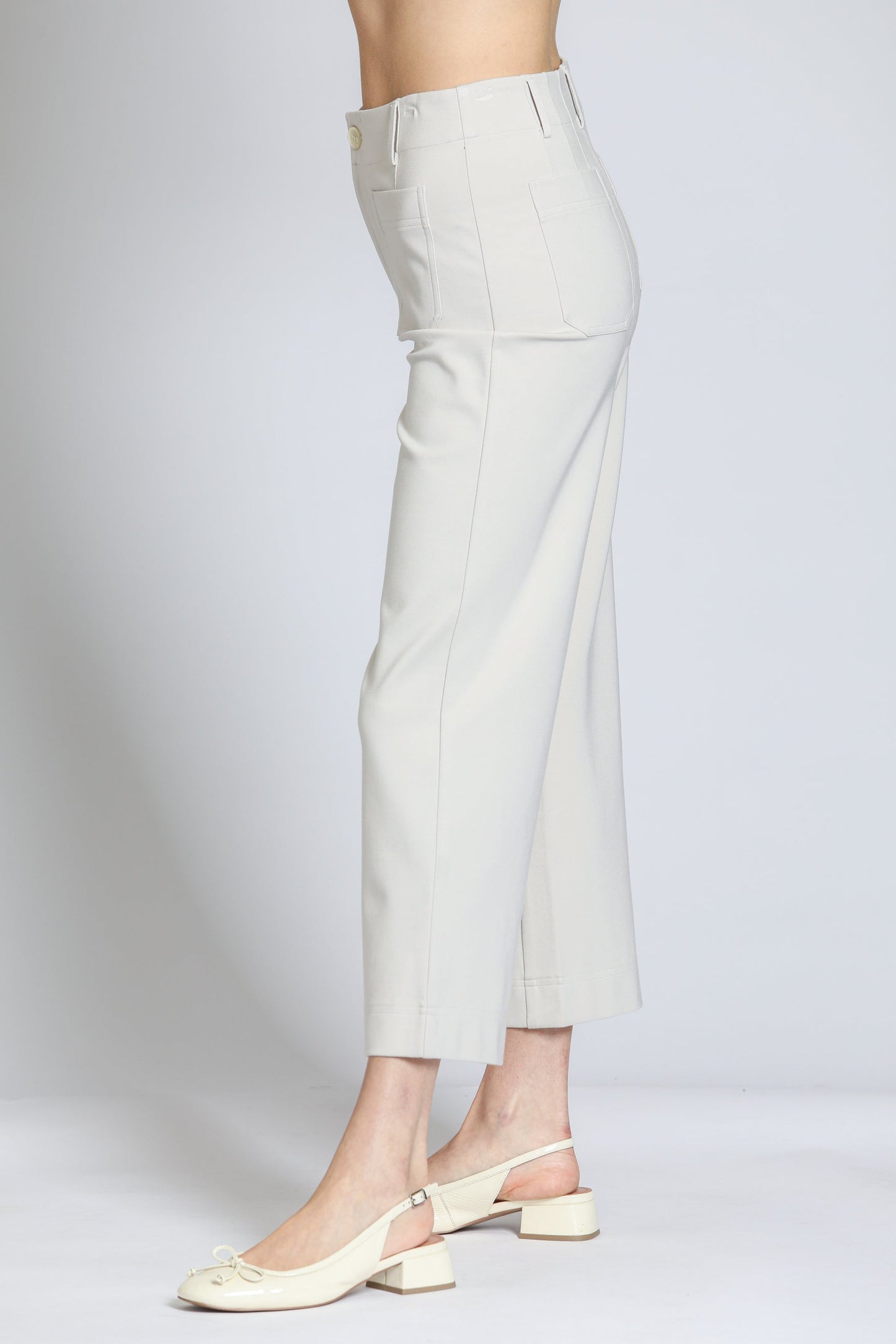 APNY Ponte Wide Crop Pant B168
