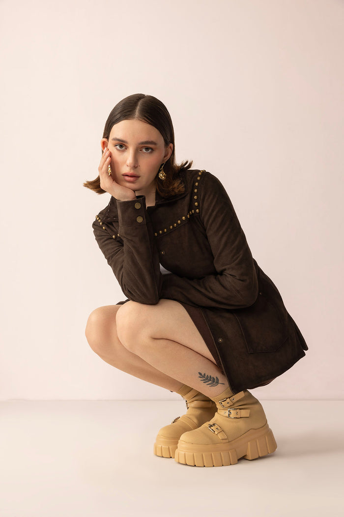 Leather Jacket Glisten BWE12583-LJ