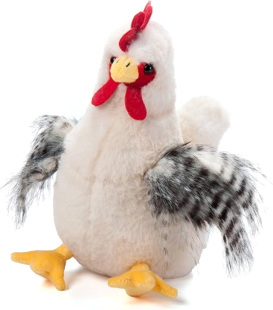 White Chicken Plush Toy 423107