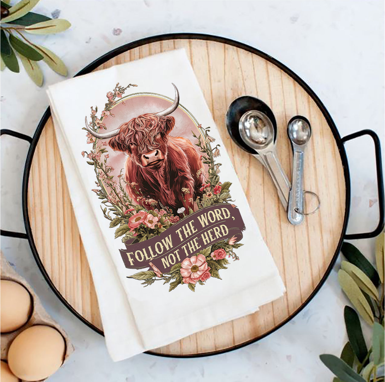 Tea Towel Follow The Word 4126