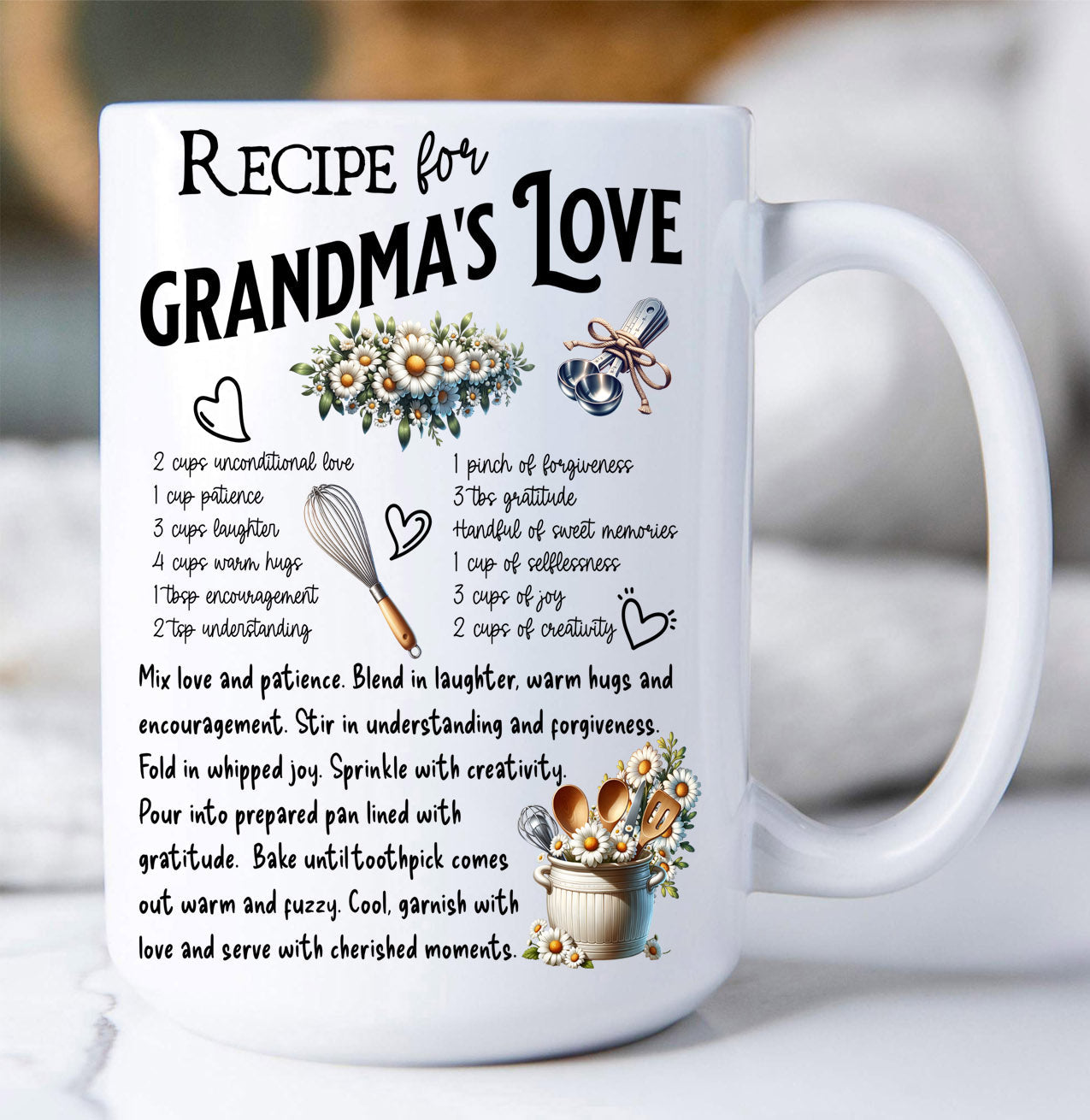 Grandma's Love Recipe Coffee Mug MUG-5039