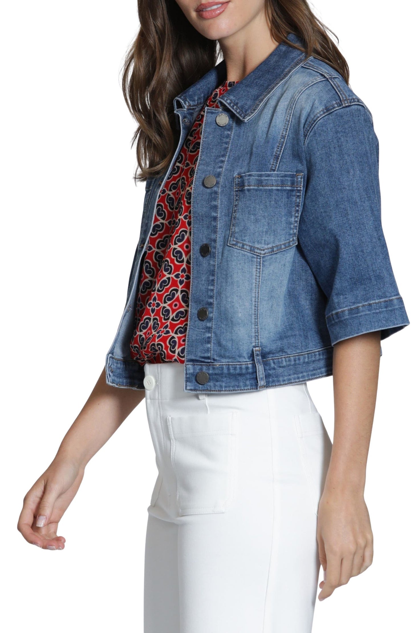 APNY Short Sleeve Jean Jacket C184