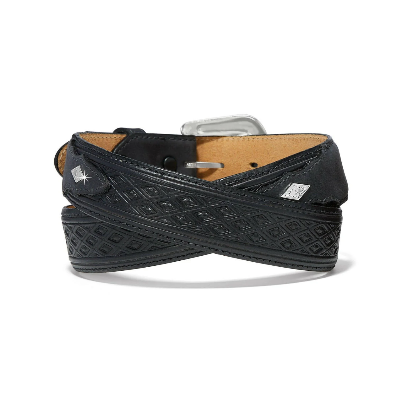 Men’s Justin Diamond Belt Black C14183