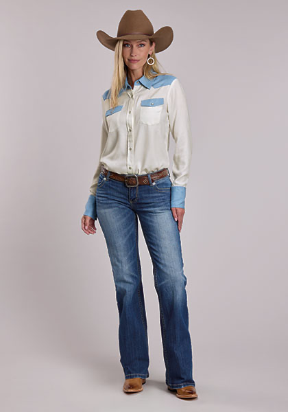 Stetson Ladies LS Shirt 1105005925015