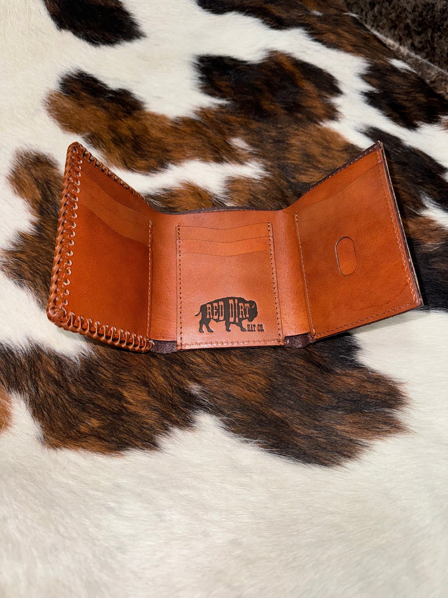 Red Dirt Hat Co Basketweave Trifold 23225897W7