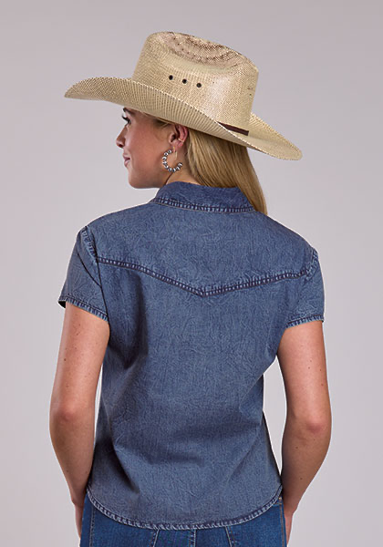 Roper Ladies SS Shirt 030510594506BU