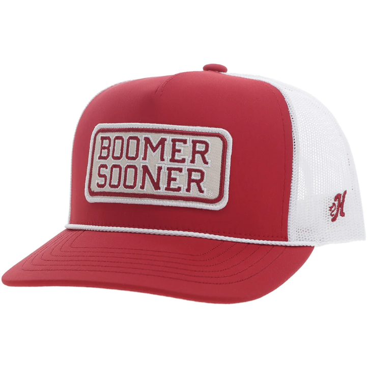 Hooey Boomer Sooner Crimson White Sooners 72897-CRWH