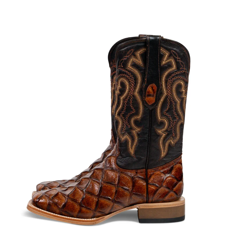 Cowtown Boots Cognac Big Bas Print Q156