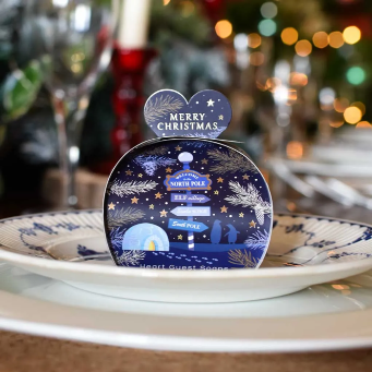 English Soap Company Luxury Guest Soap North Pole GS1014