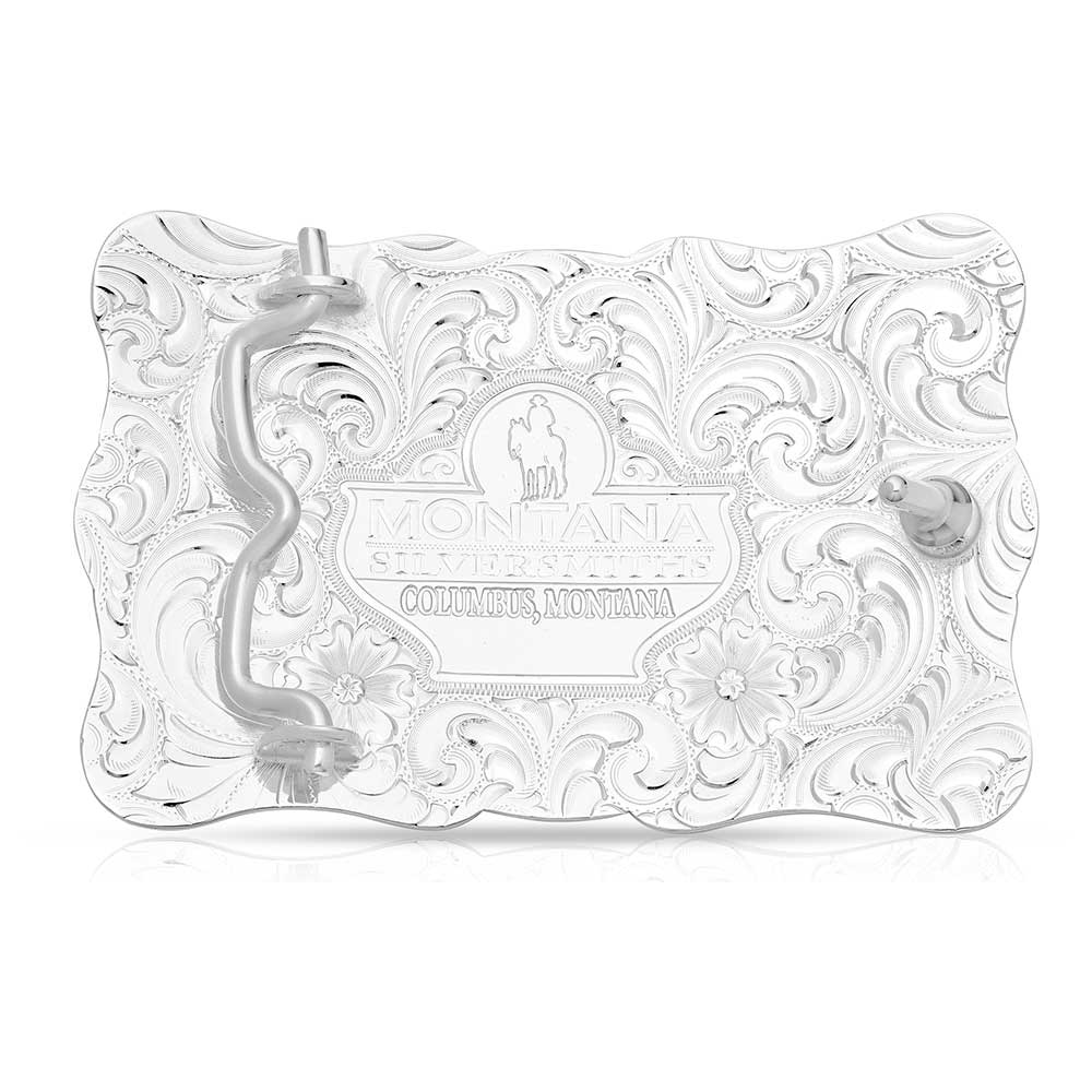 Montana Silversmiths Buffalo Nickel Southwestern Buckle with End of the Trail 52010-595
