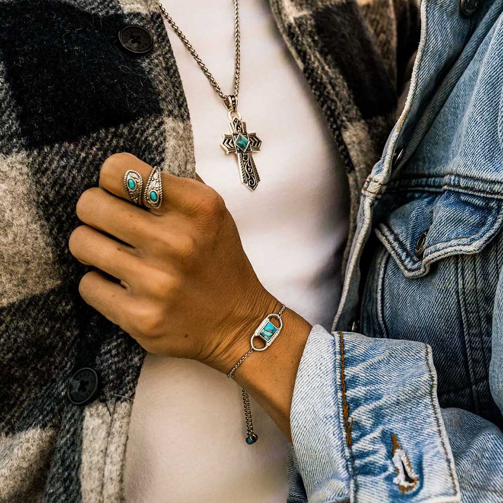 Montana Silversmiths Turquoise Glam BC6372