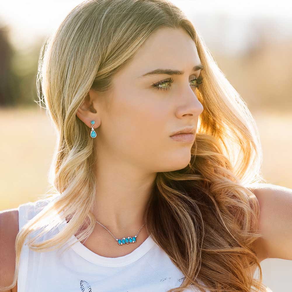 Montana Silversmiths Earrings Blue Sands TQ ER5952