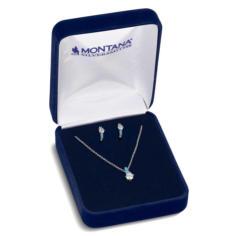 Montana Silversmiths Frosty Morning Jewelry Set JS6209