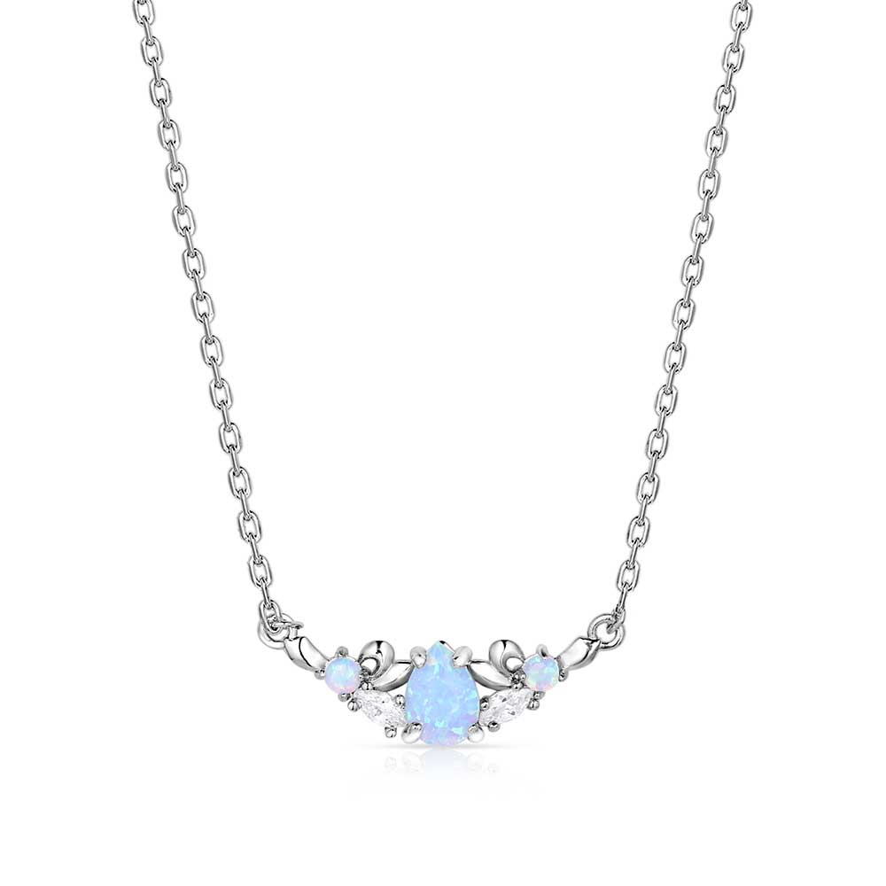 Montana Silversmith Refined Grace Opal Crystal Necklace NC5786