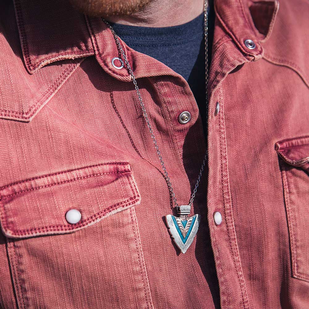 Montana Silversmiths Inner Turquoise Arrow NC5839