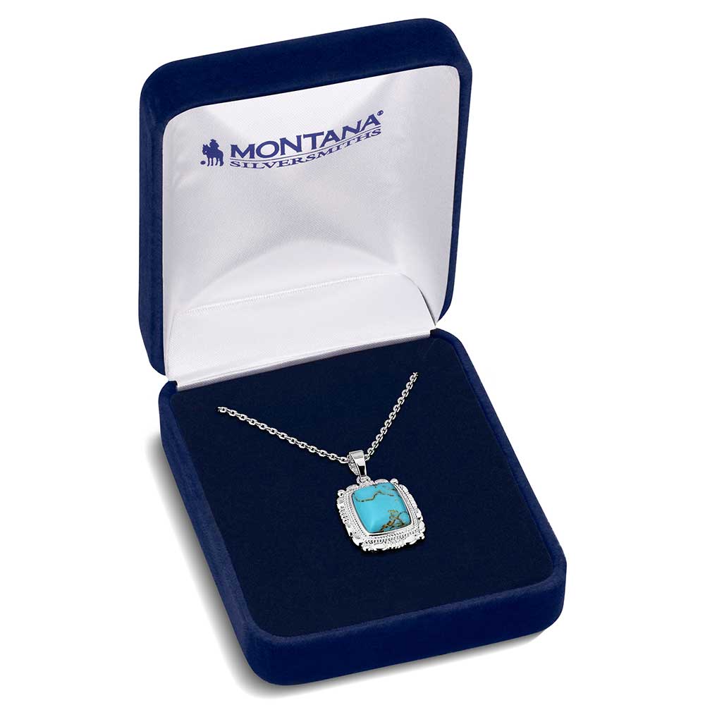 Montana Silversmith Turquoise Peace Necklace NC6193