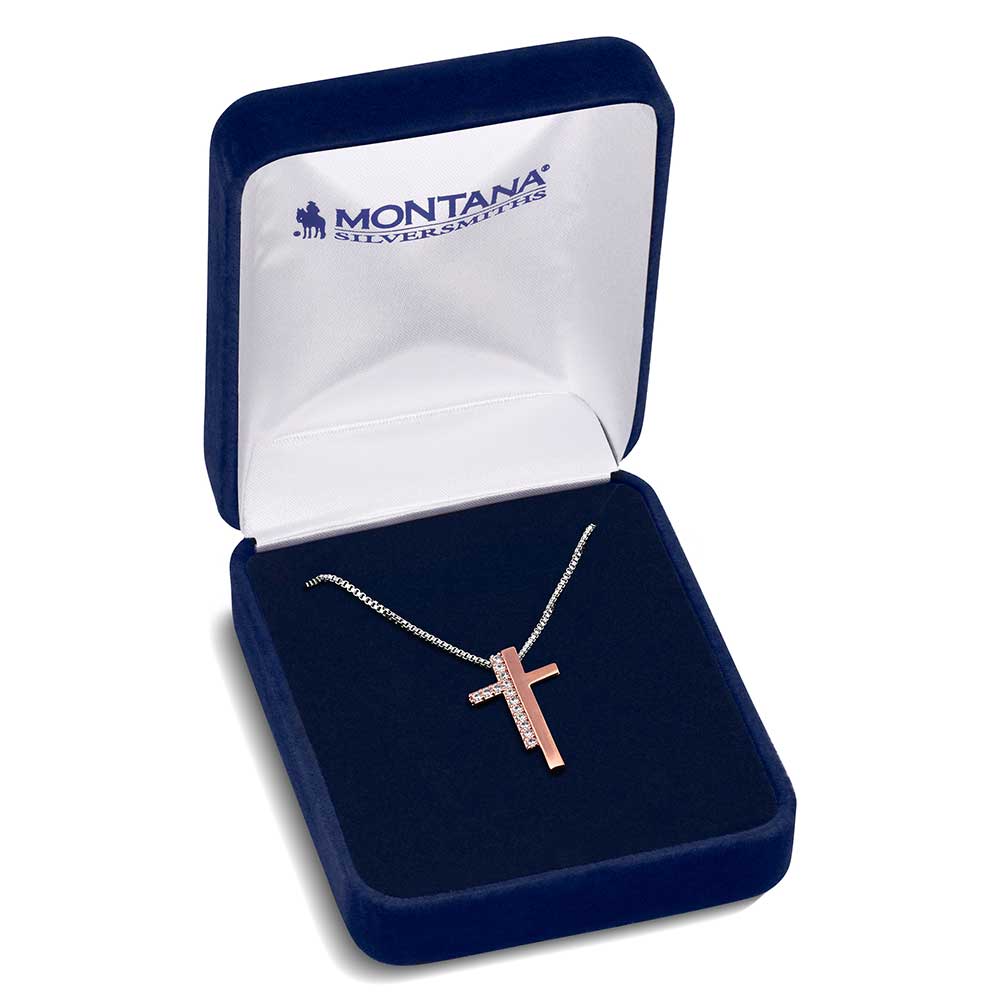Montana Silversmith Faithful Sunrise Cross Necklace NC6229