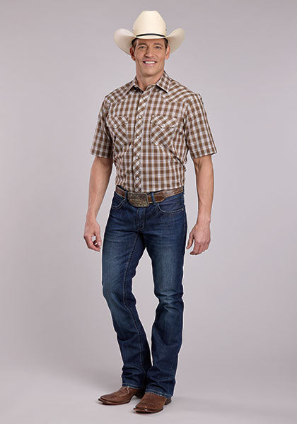 Roper Men's SS Shirt 121012027BR