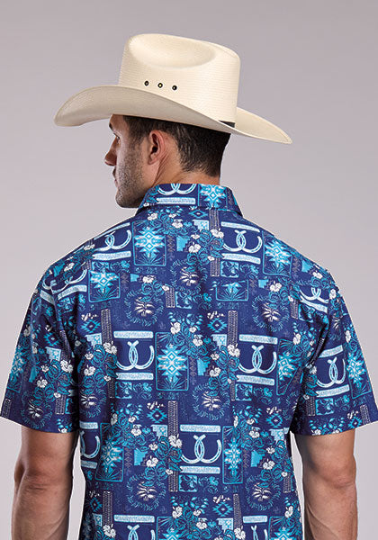 Roper Men's SS Shirt 0300200640326BU