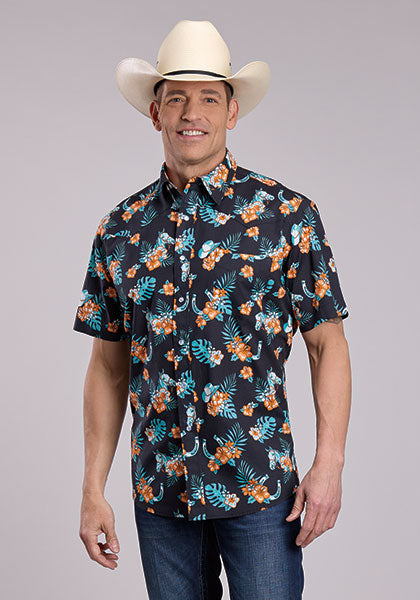 Roper Men's SS Shirt 3264329BL