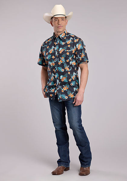 Roper Men's SS Shirt 3264329BL