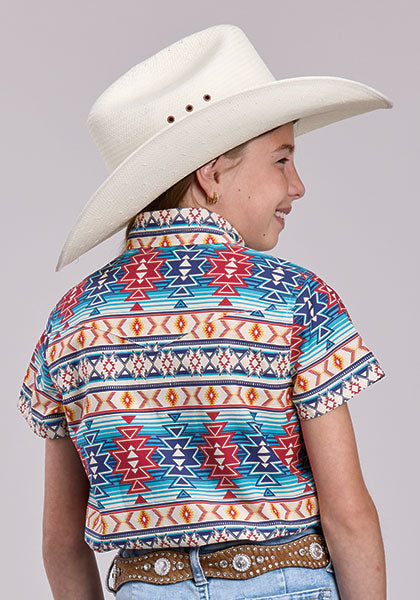 Roper Girls SS Western Shirt 0308100670323MU
