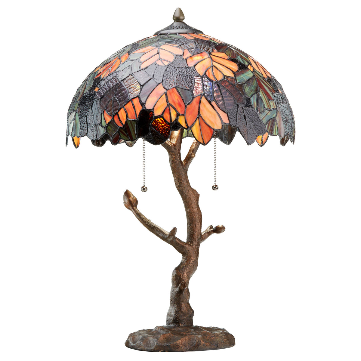 24.5" Marvel Maple Tree Stained Glass Table Lamp MAPLE