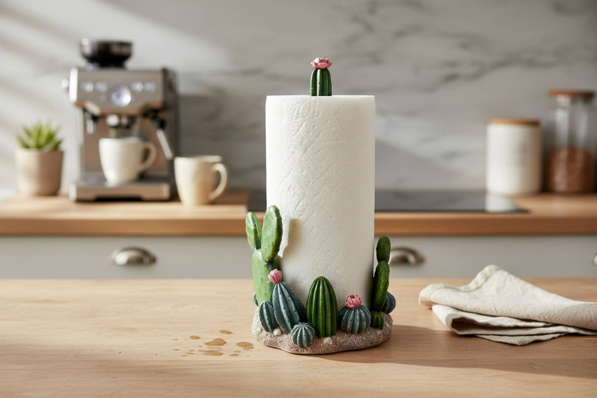 CACTUS PLANT PAPER TOWEL HOLDER 14155