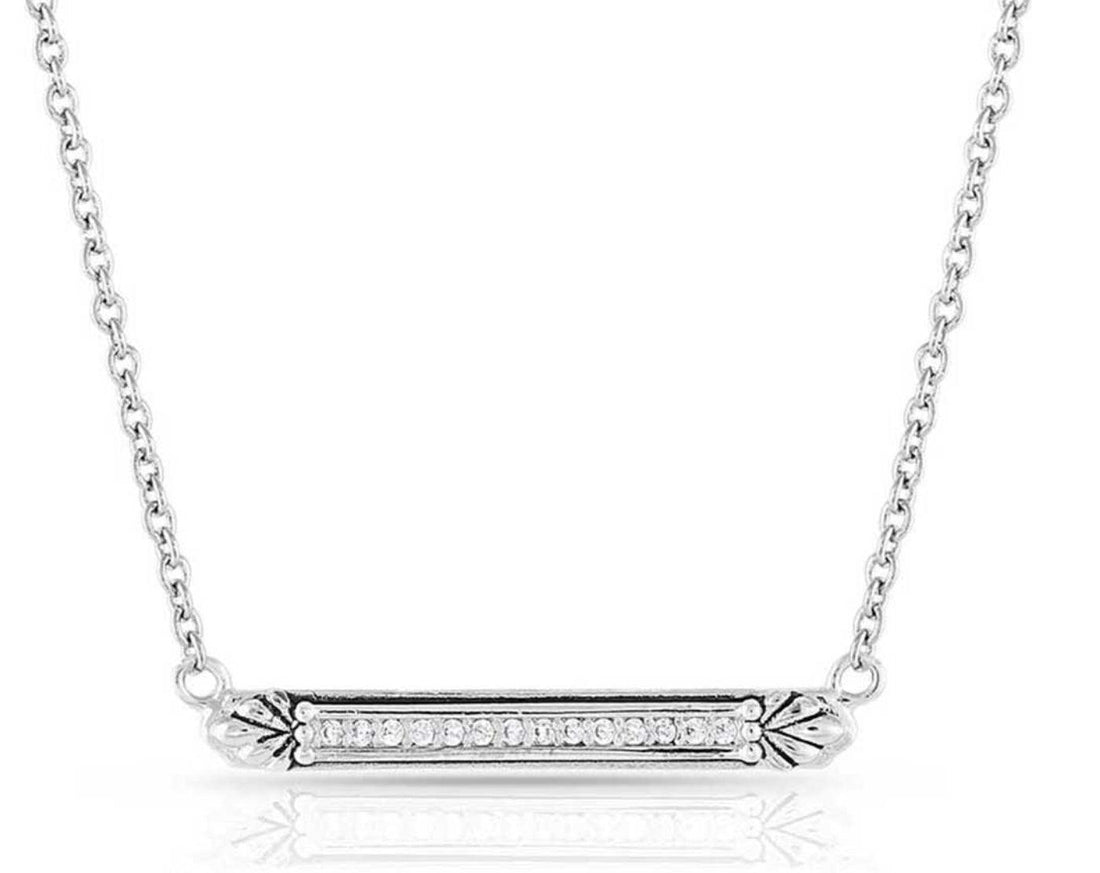 Montana Silversmiths Setting the Crystal Bar Necklace NC5171