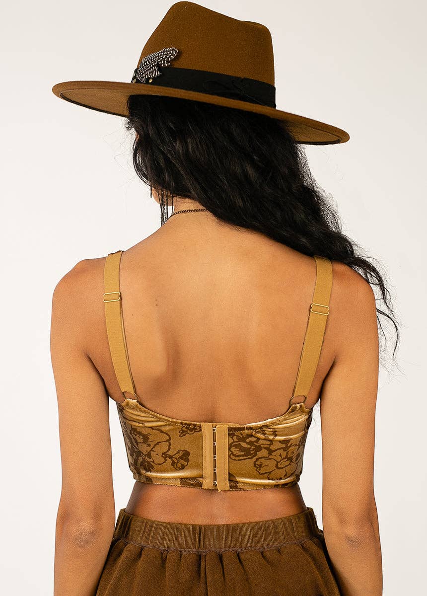 Women's Journee Top in Honey Floral 860001845
