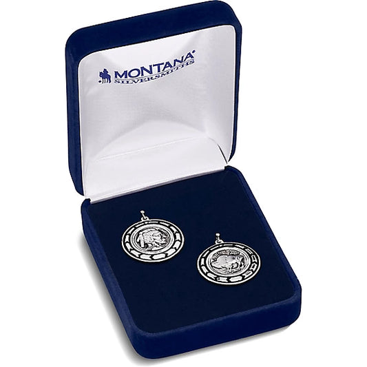 Montana Silversmiths Buffalo Plains Earrings ER5974