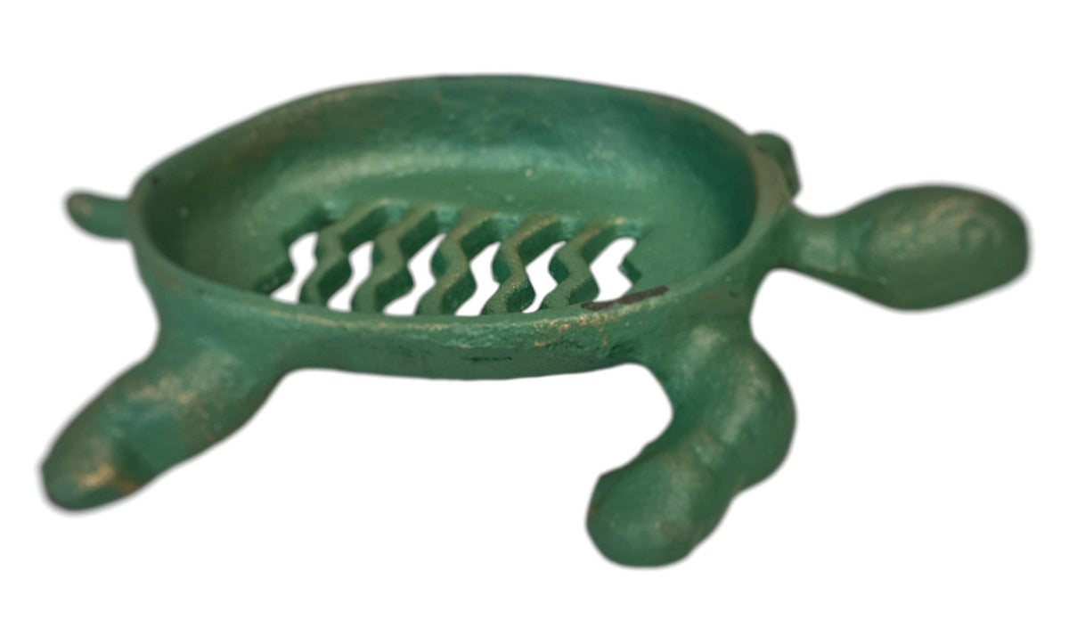 SEA TURTLE SOAP DISH CAST IRON 55237