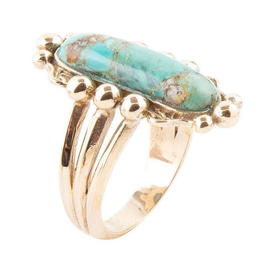 Plateau Turquoise Ring