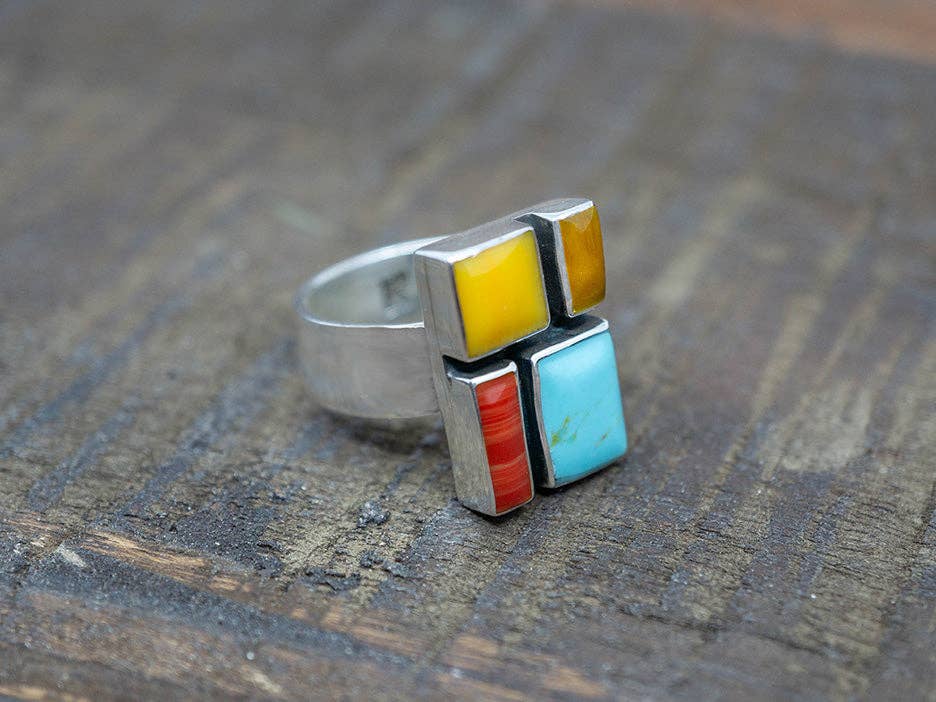Tejano Mosaic Ring