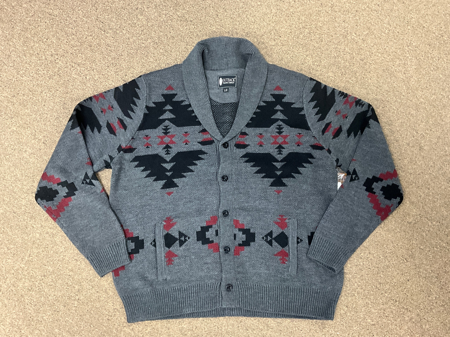 Outback Men’s Sweater Dustin Cardigan 40203