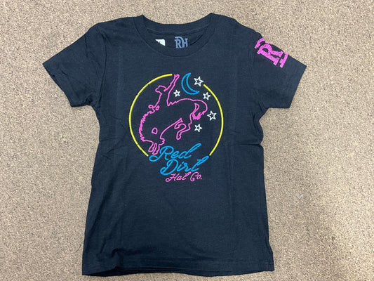 Red Dirt Hat Co. Kids T-Shirt RDHCT218 Neon Moon